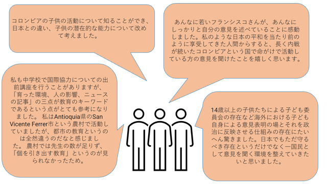 【イベント報告】第12回チャイルドライツ・カフェ「コロンビアの子どもの権利の状況と子ども環境活動家フランシスコ・ベラの活躍」